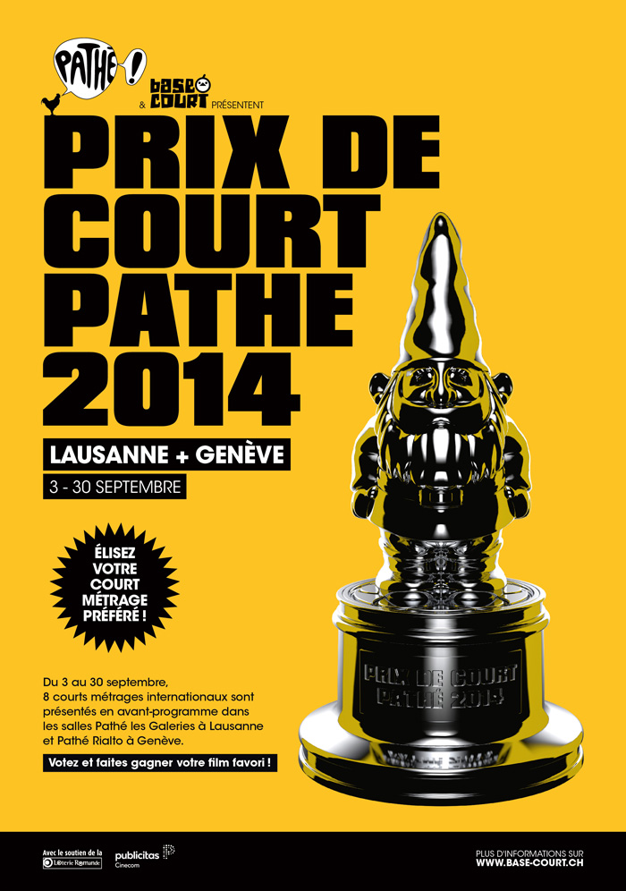 Affiche de Prix de Court Pathé 2014