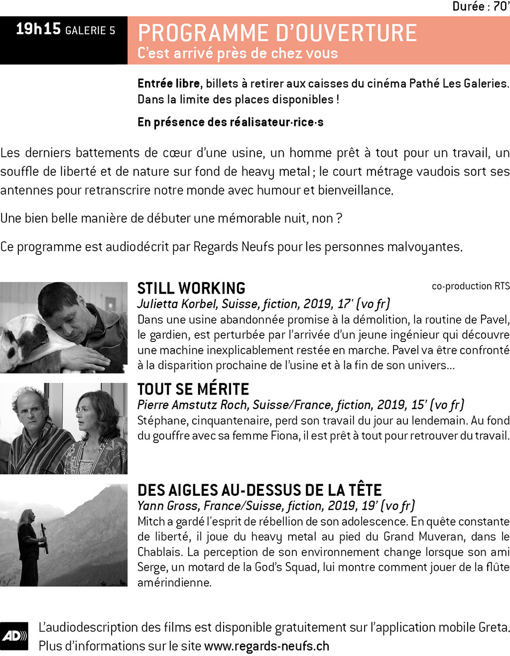 Programme d'ouverture