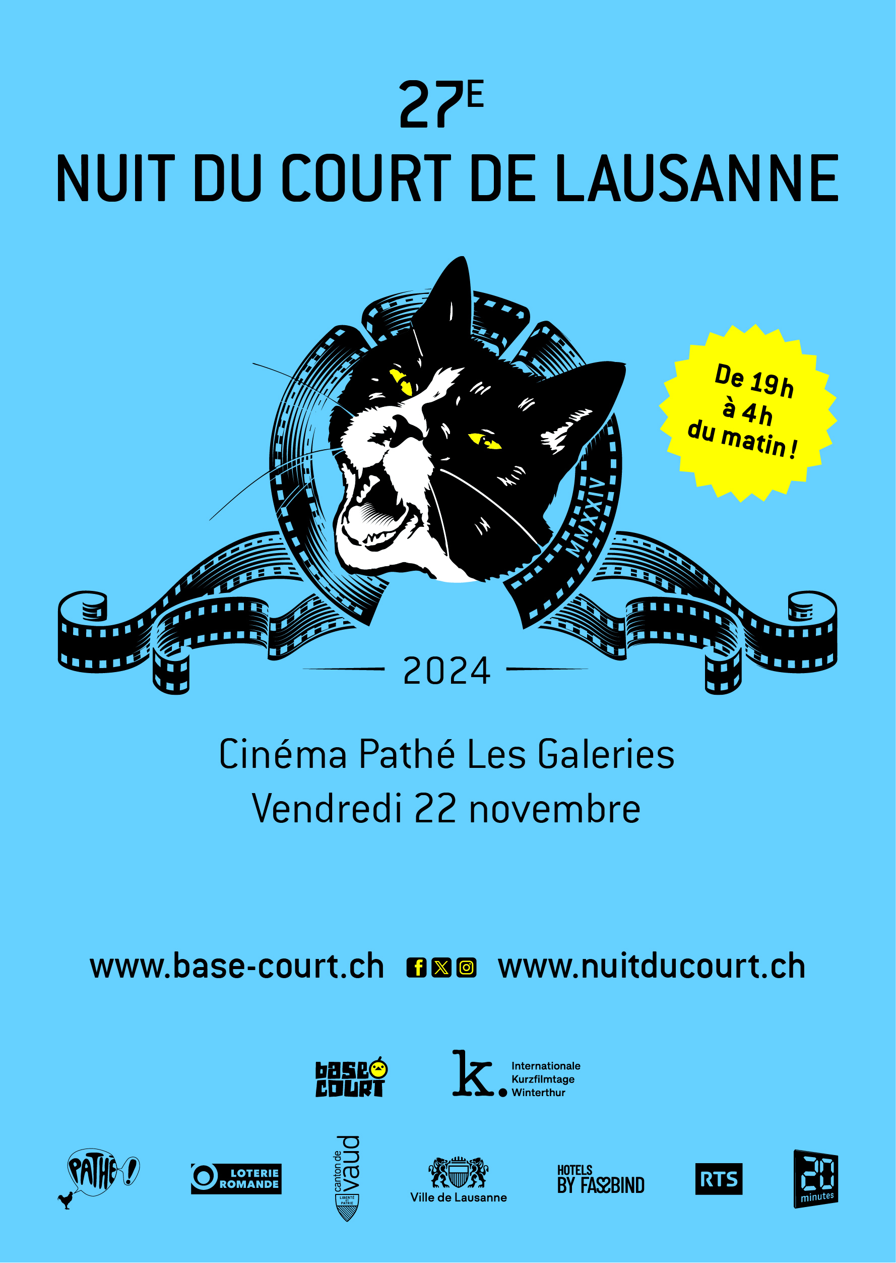 27e Nuit du Court de Lausanne