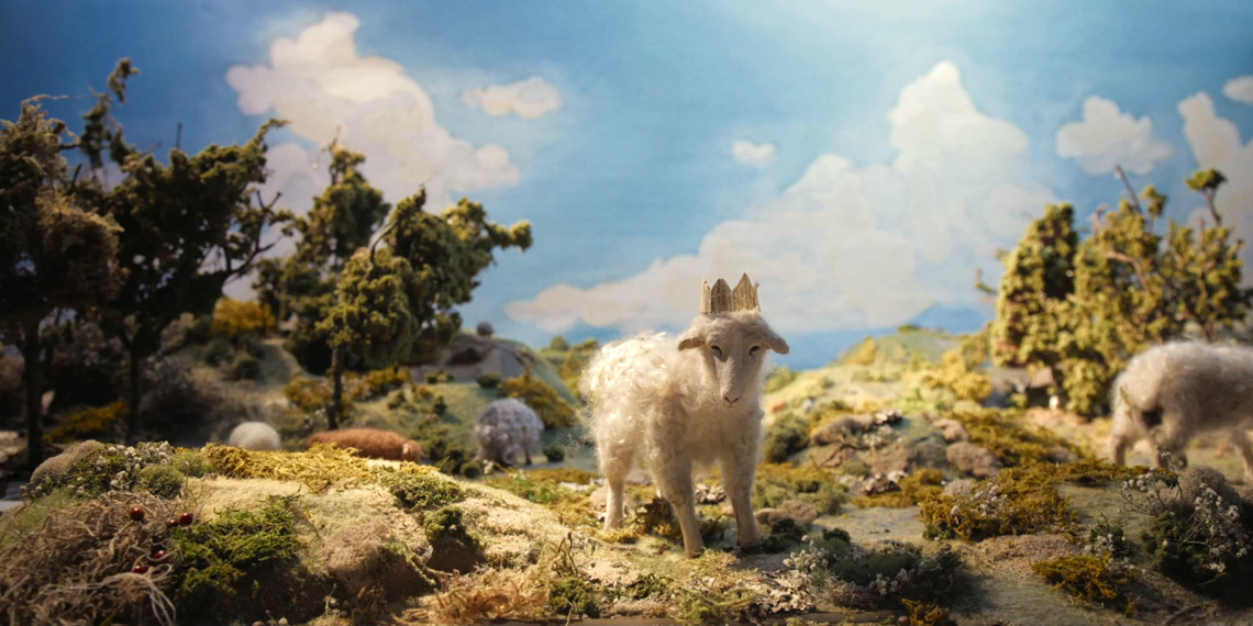 Scène de l'animation LOUIS IER ROI DES MOUTONS